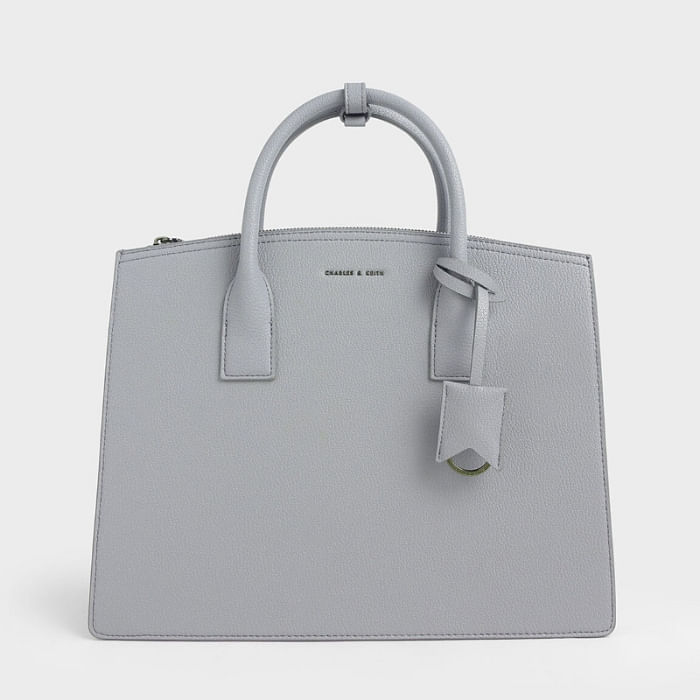 large structured tote bag