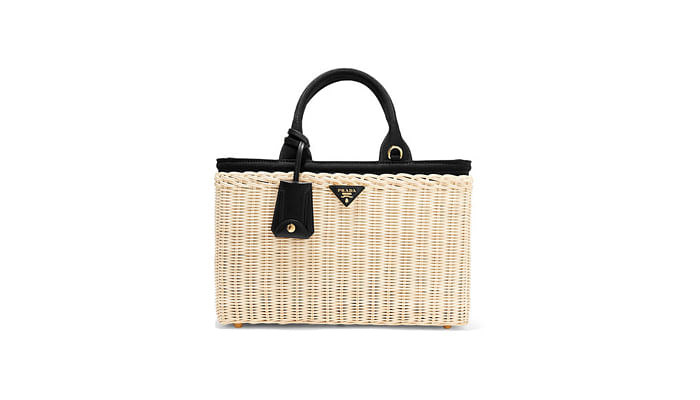 prada bamboo basket bag