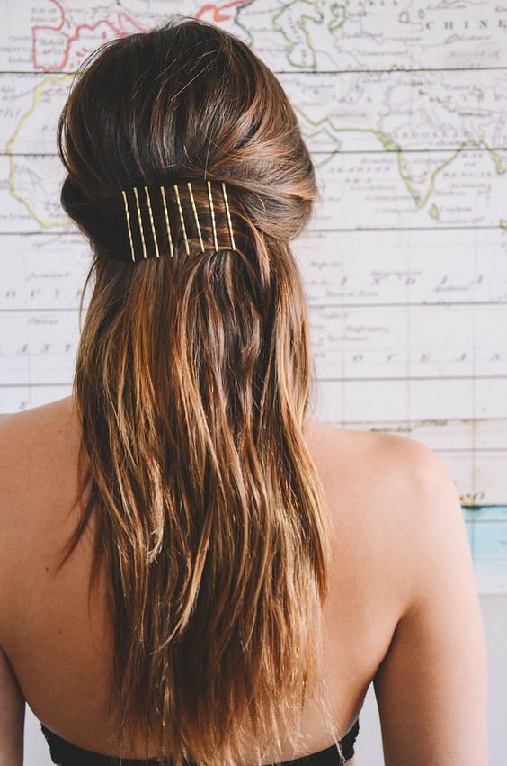 easy bobby pin hairstyles  Cuddlepill