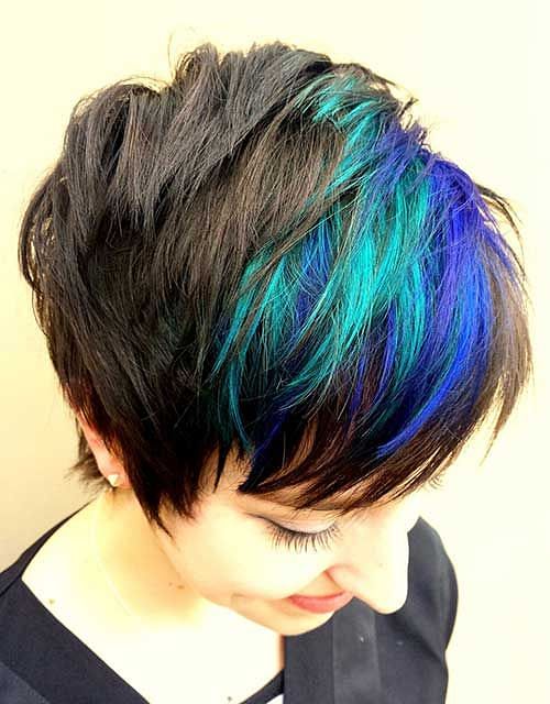 a good hairstyle that looks cool and colorful for | Stable Diffusion