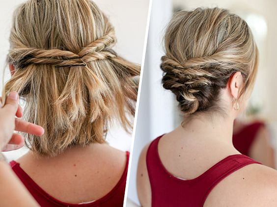 20 Easy Updos To Style Your Short Hair The Singapore