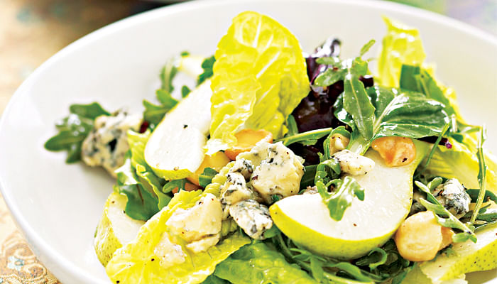 Blue Cheese, Pear and Macadamia Salad - The Singapore Women's Weekly