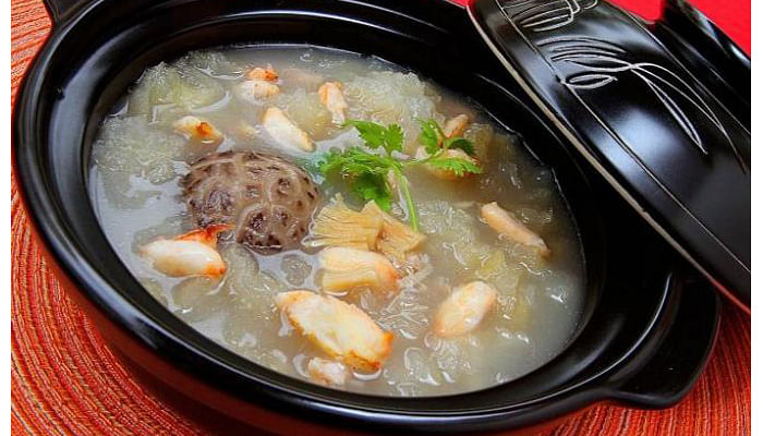 Fish Maw And Crab Meat Soup Recipe The Singapore Women S Weekly