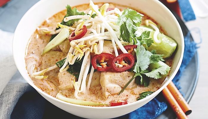 Fish Noodles In Spicy Coconut Broth - The Singapore Women's Weekly