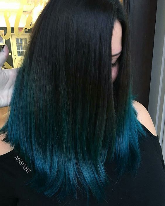Share 136+ peacock green hair color super hot