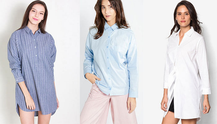 Here's How To Wear An Oversized Shirt To The Office - The Singapore ...
