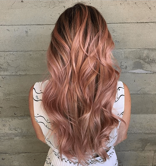 It S All About Gorgeous Rose Gold Hair See 10 Ways To Carry