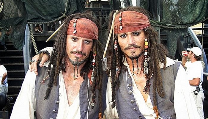 Captain Jack Sparrow Double 1, Doubles, Lookalikes