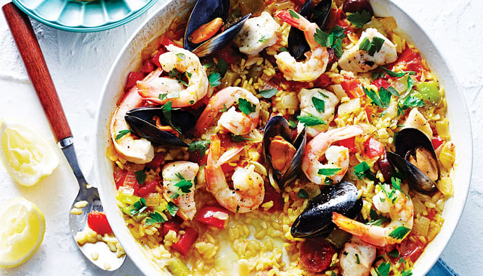 Grace planter Dijk Oven-Baked Seafood Paella - The Singapore Women's Weekly