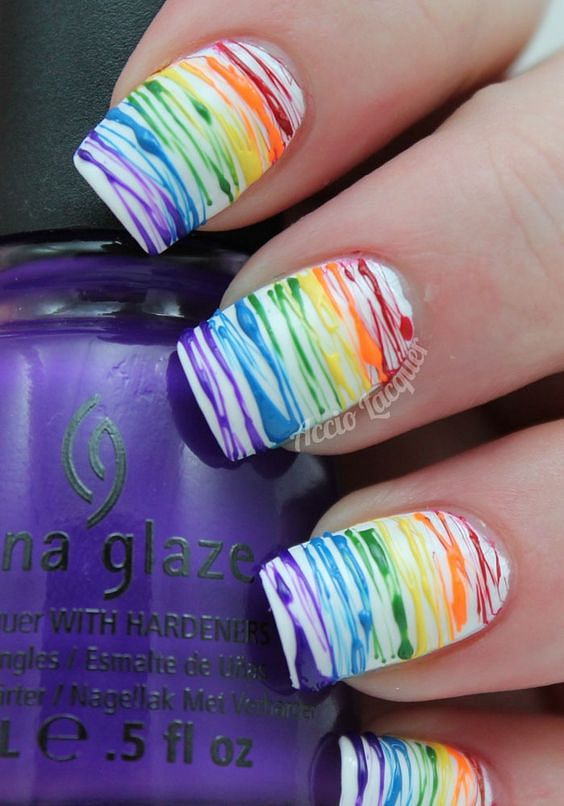 Anyone seen these before? Rainbow Nail Salon, Rainbow Hair Stylist