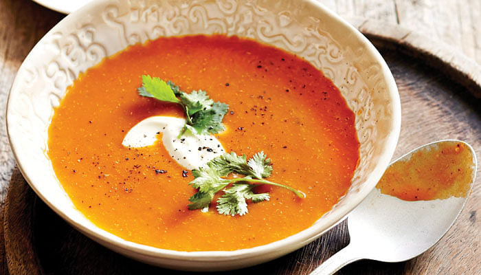 Roast Spiced Capsicum Soup - The Singapore Women's Weekly
