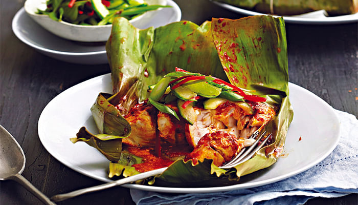 Baked Fish in Banana Leaf Recipe