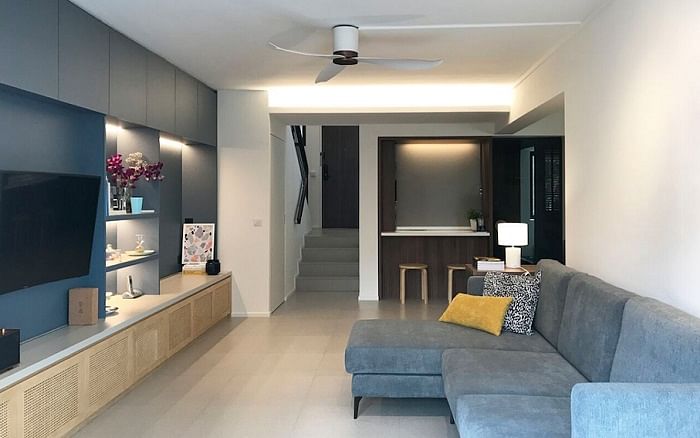 Steal Decor Tips From These 13 Modern Hdb Maisonettes The Singapore Women S Weekly