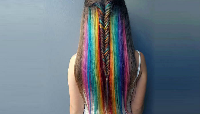 How You Can Wear Rainbow Hair To Work - The Singapore Women's Weekly