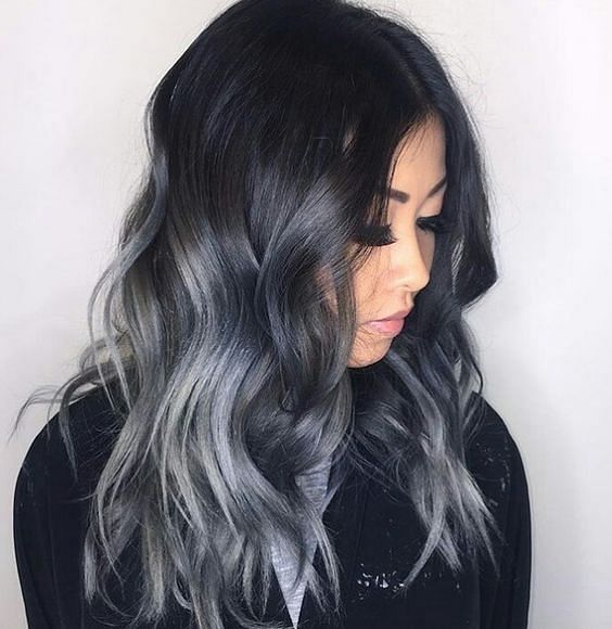 The New Ombre Grey Hair Trend Looks Good On Every Hair Length - The  Singapore Women'S Weekly