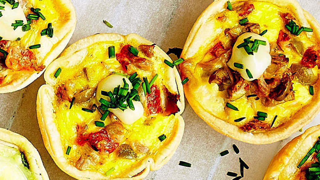 Tuna and Olive Mini Quiche - The Singapore Women's Weekly