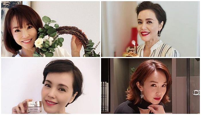 Celeb Hair Inspo See How Zoe Tay Fann Wong Work Their New