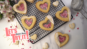Valentine's Day Locket Shaker Cookies