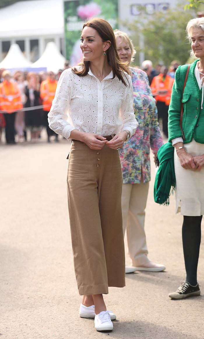Zara Green Culottes - Kate Middleton Pants - Kate's Closet