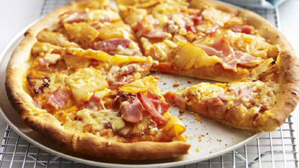Caramelised Pineapple and Chicken Ham Pizza The Singapore Women's Weekly