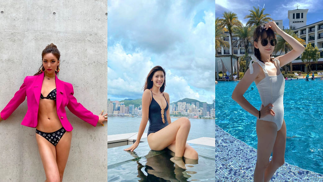 All The Stylish Swimwear And Bikinis That Celebrities Wore This Summer -  The Singapore Women's Weekly