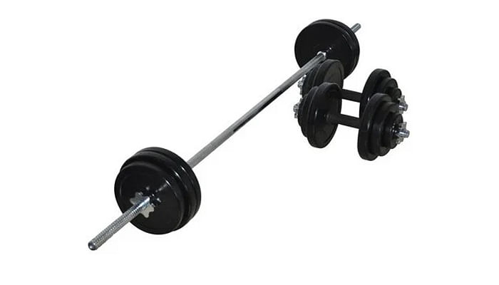 Barbell set online cost