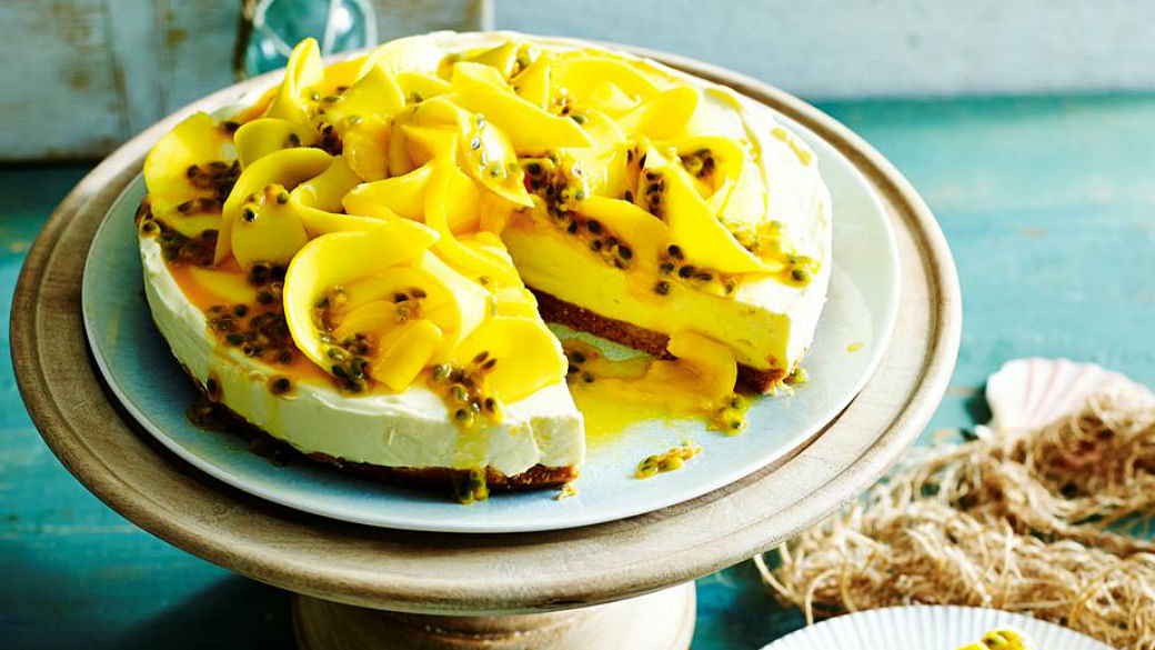 Passionfruit & Mango Cheesecake - The Singapore Women's Weekly