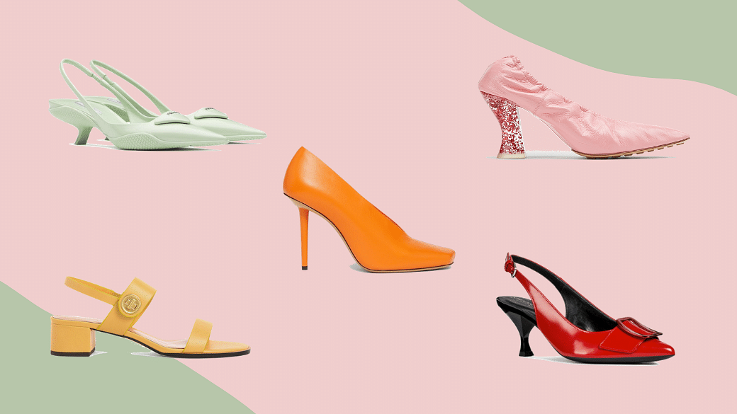 Colourful heels