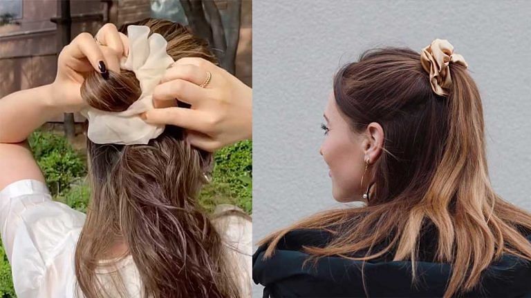 Half Up Hairstyles That Are Pretty For 2021 : Twisted and Tuck half up
