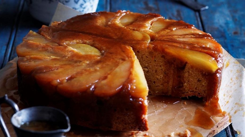 Pear & Ginger Upside-Down Cake - The Singapore Women's Weekly