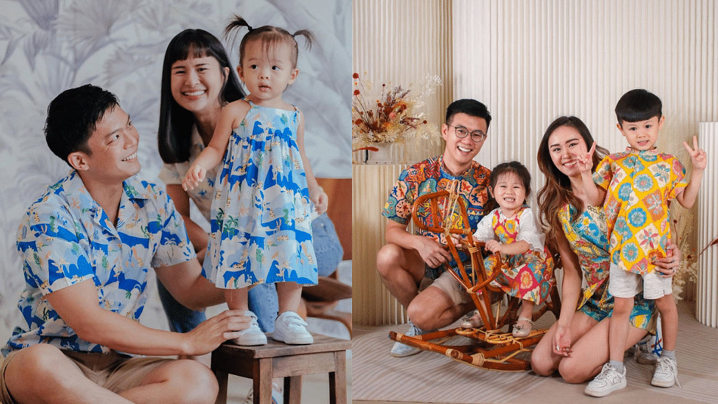 Matching outfits cny2022 feature The Singapore Women's Weekly