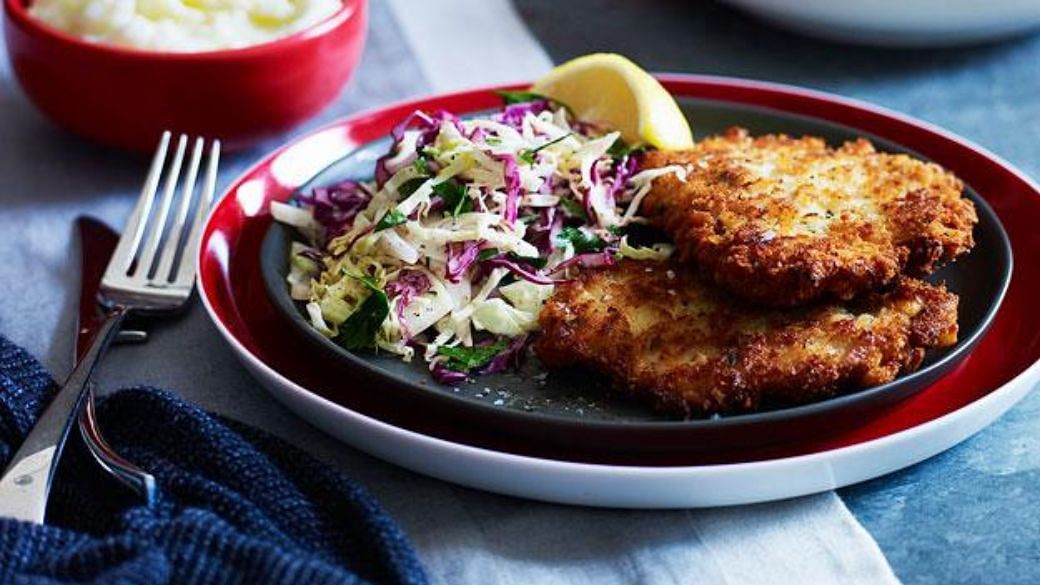 Lemon, Garlic & Thyme Pork Schnitzels - The Singapore Women's Weekly