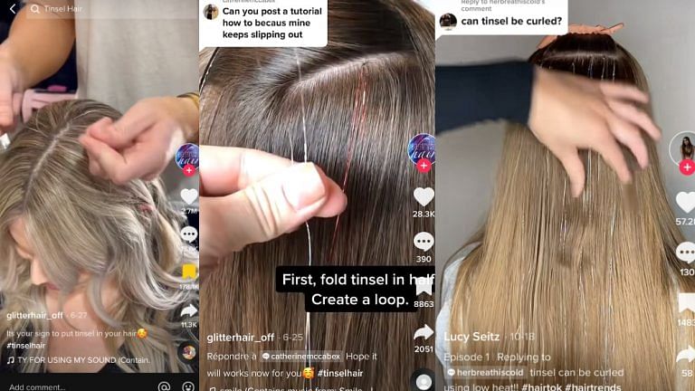 Hair Tinsel Is The Beloved Hair Accent That's Been Seen Over a Billion  Times on TikTok — Hairstylist Tips
