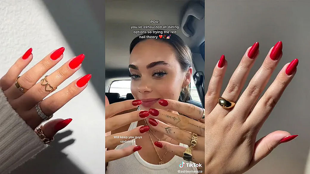 Painting Your Nails Red Might Help You Score More Dates
