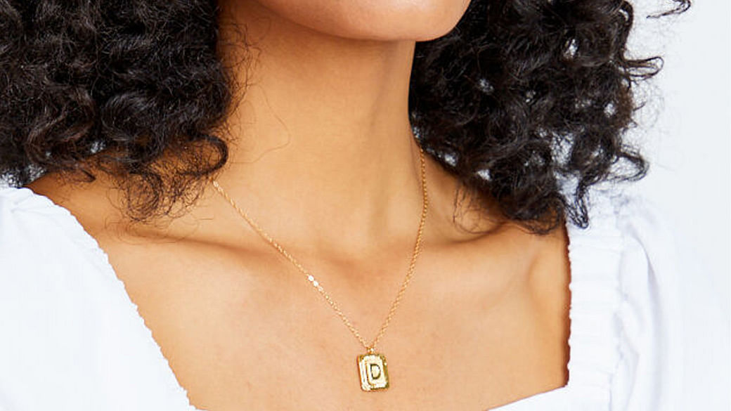 302 Initial Necklace 87101:1077:P 14KY - Necklaces | Oak Valley Jewelers |  Oakdale, CA