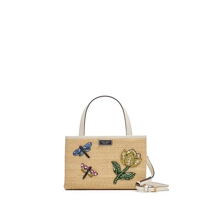 Kate Spade Nylon Blossom Floral Print Mini Sling Bag - White, Women's  Fashion, Bags & Wallets, Cross-body Bags on Carousell