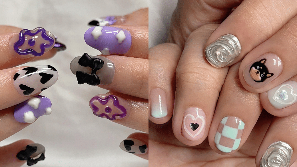 45 Ideas To Create Trending Nails Designs 3D In 2021 - bePOS