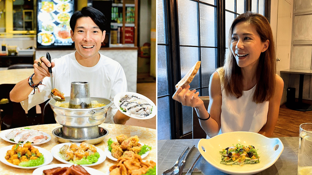 Chew Chor Meng, Dennis Chew and food blogger Miss Tam Chiak open a