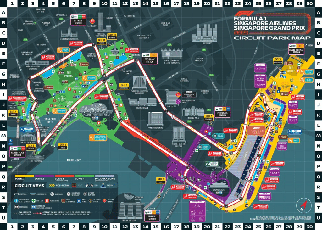 Best Places To Watch The F1 Races In Singapore For Free