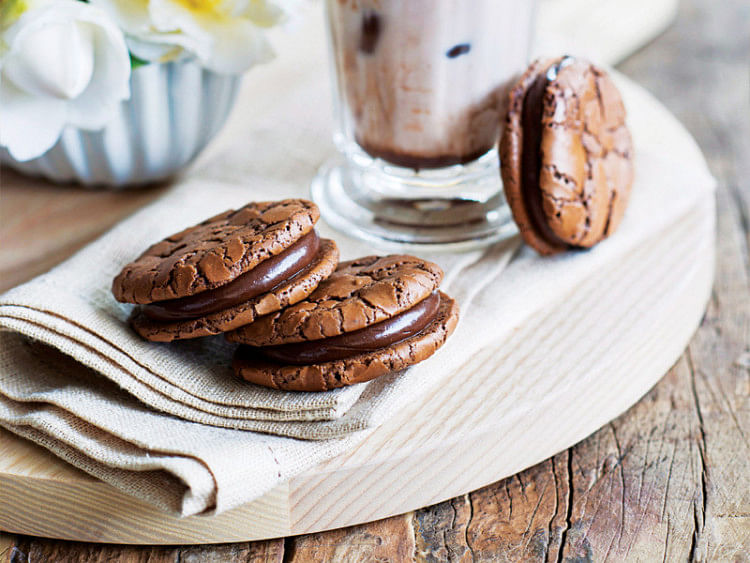 Double Chocolate Brownie Cookies Desserts