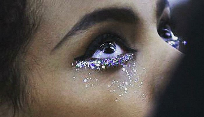 This Latest Beauty Trend Will Make You Cry Glitter Tears
