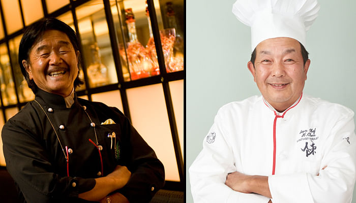 Iron Chefs Hiroyuki Sakai and Chen Kenichi