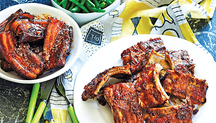 Asian-Style Pork Spare Ribs and American-Style Pork Ribs